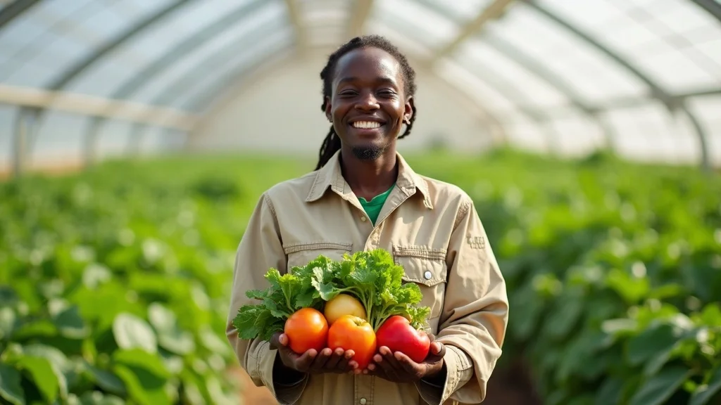 African exporter displaying pesticide-free produce, demonstrating compliance with export standards under pesticide regulation Africa exports