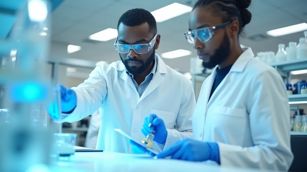 South African scientists validating GMO samples in a modern laboratory, demonstrating leadership in gmo policy regulations africa