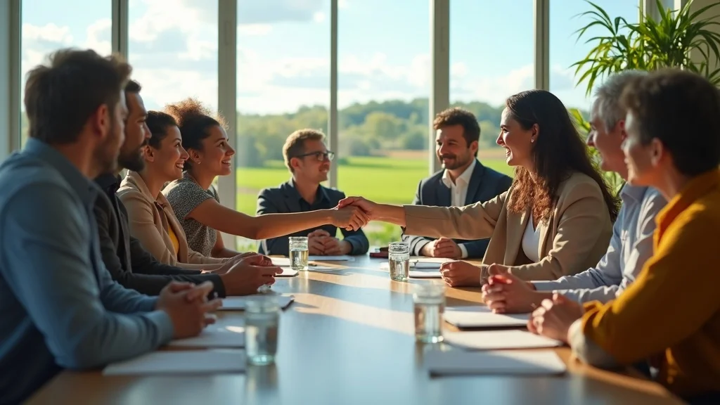 Farmers and policymakers collaborating on effective agricultural cooperatives policy support