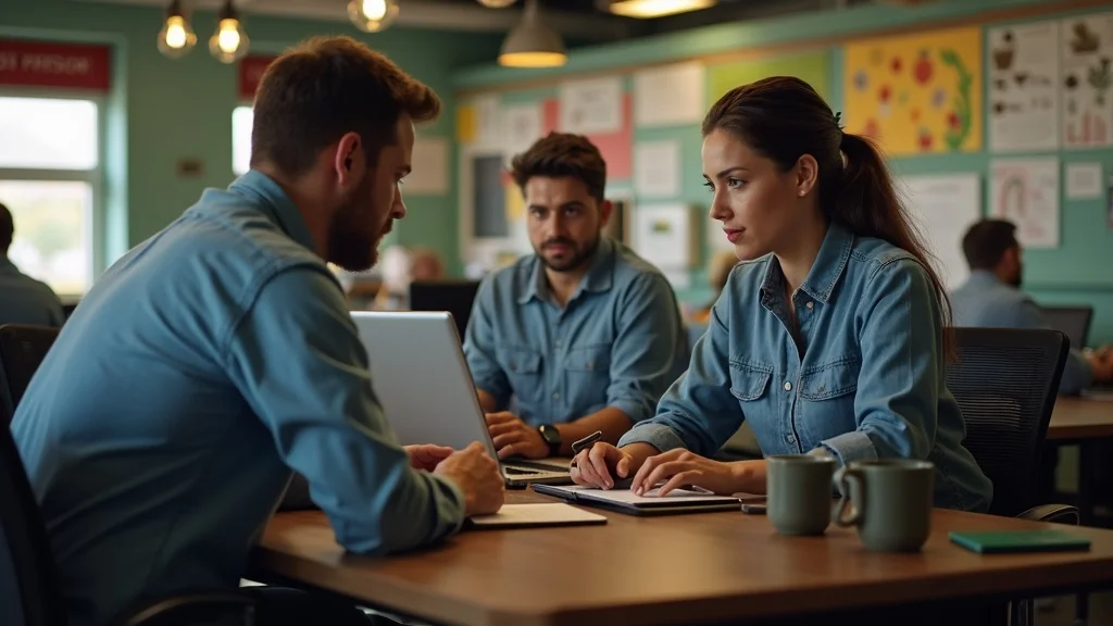 farm service agency staff overseeing agentic ai loan dashboard rural farmers