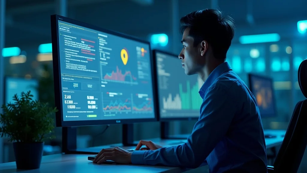 agriculture fintech administrator monitoring real-time transaction security prediction market